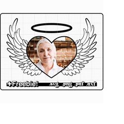 Memorial heart frame svg Forever In Our Hearts Svg, memorial svg, rest in peace svg, in memory of svg, rip svg, remembra