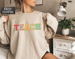teacher sweatshirts, back to school teacher gift ideas, first day of school gift for teacher, teacher hoodie
