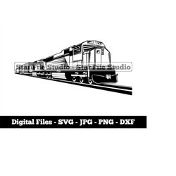 Train 7 Svg, Steam Engine Svg, Locomotive Svg, Train Png, Train Jpg, Train Files, Train Clipart