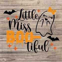 Little Miss Bootiful, Girls Halloween svg, Halloween SVG, Girls Halloween, Kids Halloween, Cute HalloweenSVG EPS DXF PNG