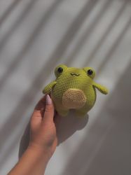 frog toy,frog gift, toys,handmade frog,stuffed animals,frog crochet