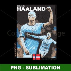 Haaland - Street Art - Football Legends - High-Quality Sublimation PNG Digital Download
