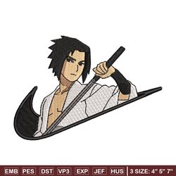 Sasuke saga nike embroidery design, Naruto embroidery, Anime design, Embroidery shirt, Embroidery file, Digital download