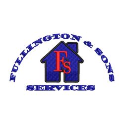 Fullington & sons services embroidery design, logo embroidery, Embroidery file, logo design, Instant download