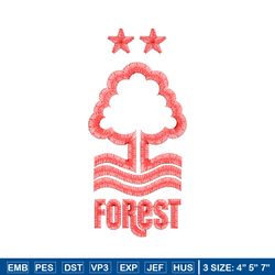 Forest logo embroidery design, Forest logo embroidery, logo design, Embroidery file, tree shirt, Instant download.