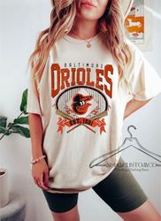 Vintage Baltimore Oriole EST 1901 Shirt, Oriole Comfort Colors T-Shirt, Baltimore Baseball Sweatshirt