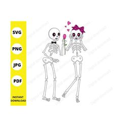 Happy Halloween Skeleton SVG, Skeleton Romance svg, Funny Halloween SVG , Halloween Witches SVG, Halloween Party Svg , F