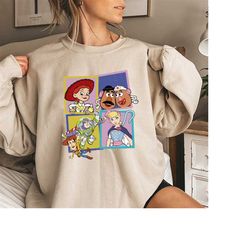 Vintage Toy Story Sweatshirt, Toy Story Sweathirt, Disney Toy Story Sweatshirt, Buzz and Woody Shirt, Disney Friends Shi
