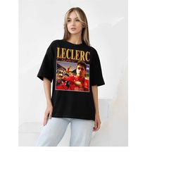 Charles Leclerc Shirt, Limited Charles Leclerc T-Shirt, Charles Leclerc Vintage T-Shirt, 90s Vintage Charles Leclerc Scu