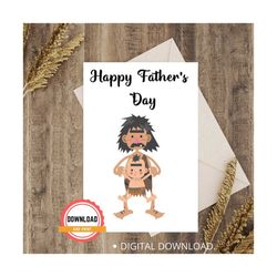 Father's Day Card | Custom First Fathers Day Card | Card for Dad | Card for Brother | Fathers Day Gift | Card from Daugh