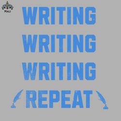 Writing Repeat Sublimation PNG Download