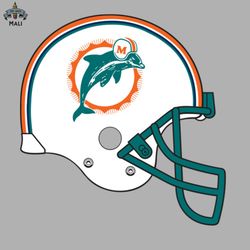 Vintage 60s Miami Football Retro Helmet Defunct Logo Sublimation PNG Download