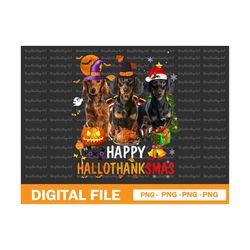 Dog Halloween png, Dachshund png, Merry Christmas png, Happy Hallothanksmas png, Happy Halloween png, Halloween png, png