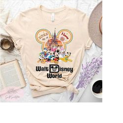 Vintage Disney World Shirt, Walt Disney World Shirts, Mickey and Friends Shirt, Retro Disney Shirt, Disneyworld Shirt, D