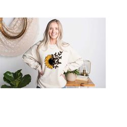 Cute Summer Sweatshirt, Womens Sunflower Sweater, Cute Flowers Shirt, Aesthetic Flowers Tee, Summer Vibes Shirt, Cute Bu