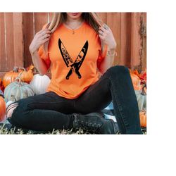 Spooky Knives Shirt, Halloween Knives Tee, Spooky Vibes Tee, Spooky Season Shirt, Halloween Killers Shirt, Horror Movie