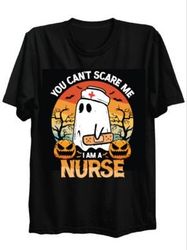 Halloween Nurse T-Shirt, Boo Boo Crew T-Shirt, Boo T-Shirt, Halloween T-Shirt, Funny Halloween, You Can't Scare Me I Am