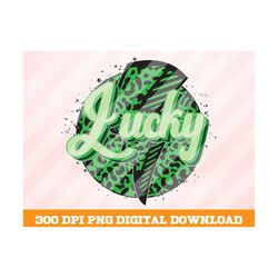 Retro Lucky png, Trending png, Shamrock png, Retro png, St Patrick's Day png, Lucky Clover Png, Retro Lucky Png, Sublima