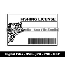 Fishing License Empty Template Svg, Fishermans License Svg, Fishing Svg, Fishing Png, Fishing Jpg, Fishing Files, Fishin