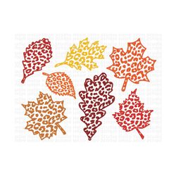 Fall Leaves Svg, Fall svg, Fall leaf svg bundle, Fall png, dxf,clipart,Cut files for Cricut,Glowforge files,Silhouette,H