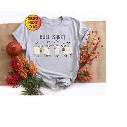 Halloween Tshirt, Ghost Cows Shirt, Halloween Crewneck, Ghost Shirt, Cow Lover Gift, Funny Halloween Cow Sweatshirt, Hal
