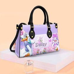 Daisy Duck Leather Bags,Daisy Duck Lovers HandBag,Disney Women Bags And Purse