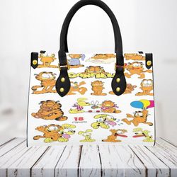 Garfield Leather Bag,Alice in wonderland Lovers HandBag,Garfield Women Bags And Purse
