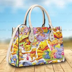Winnie the Pooh Leather Handbag, Pooh Disney Handbag, Disney Fan Gift