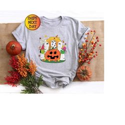 Cute Little Ghost Shirt, I Got A Rock Shirt, Halloween Sweatshirt, Funny Ghost Sweater, Halloween Gift, Spooky Season Sh