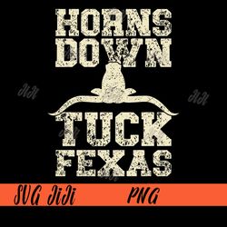Horns Down Tuck Fexas PNG, Game Day Oklahoma Beat Texas PNG