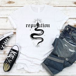 Reputation Era Shirt, Taylor Swift Merch For Taylor Swifties Gift, Reputation Shirt, Eras Tour Shirt, Celestial Snake Sh