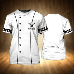 pizzaiolo personalized name 3d tshirt - perfect christmas gift for chefs