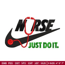 Nurse Nike embroidery design, Nurse Nike embroidery, Nike design, Embroidery file, logo shirt, Instant download
