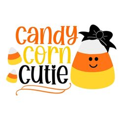 Candy Corn Cutie SVG, Halloween SVG, Candy Corn SVG, Digital Download, Cut File, Sublimation, Clip Art (individual svg/d