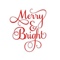 Merry and Bright SVG, Merry Christmas SVG, Holiday SVG, Digital Download, Cut File, Sublimation, Clip Art (svg/dxf/png/j