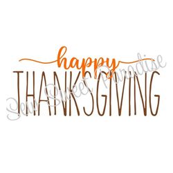 Happy Thanksgiving SVG, Farmhouse Thanksgiving SVG, Digital Download, Cut File, Sublimation, Clip Art (individual svg/dx