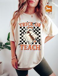 Trick or Teach Shirt, Teacher Halloween Shirt, Halloween Teacher Shirt, Teacher Fall Shirt, Teacher Halloween Tees