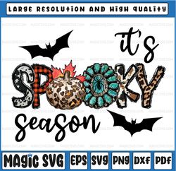 It's Spooky Season Png, Pumpkin Png, Happy Halloween Png, Spooky Png, Gemstone Turquoise, Western, Digital Download