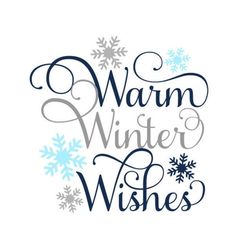 Warm Winter Wishes SVG, Christmas SVG, Winter Sign SVG, Digital Download, Cut File, Sublimation, Clip Art (svg/dxf/png/j