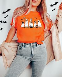 Halloween Shirt, Halloween Shirt, 2023 Happy Halloween, Retro Spooky Season, Ghost Shirt, Halloween Dog Shirt, Ghost Dog
