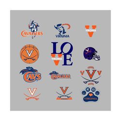 Virginia Cavaliers Bundle Svg, Sport Svg, Virginia Cavaliers Svg, Virginia Cavaliers Logo Svg, Virginia Cavaliers Fan Sv