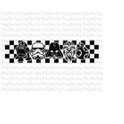 Star SVG Wars, Disneyland Ears, The Mandalorian SVG, Silhouette, Family Vacation Svg, Family Trip Svg, Magical Kingdom,