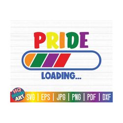 Pride loading SVG / Lgbtq Pride SVG / Gay Pride SVG / Free Commercial Use / Cut Files for Cricut Instant Download