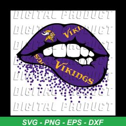Vikings Inspired Lips Svg, Sport Svg, Vikings Svg, Sexy Lips Svg, Vikings Logo Svg, Vikings Fan Svg, Vikings Fan Gift Sv