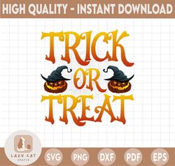 Trick or Treat SVG, Halloween SVG, spooky SVG, halloween cut file, Digital cut file, spider web svg, boo svg, bat svg