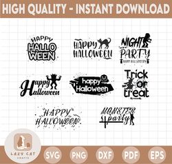 Halloween SVG Bundle, Pumpkin svg, Hocus Pocus svg graphic, Silhouette Halloween svg, Witch Svg, Ghost svg, Halloween
