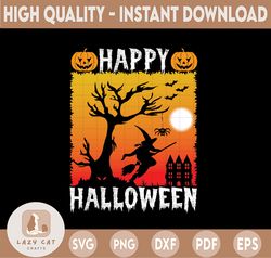 Happy Halloween SVG, Halloween sign svg, Halloween svg, cricut, Silhouette  more, Halloween shirt svg, bats svg, spider