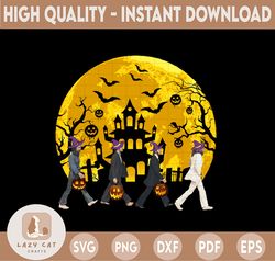 The Beatles Abbey Road Moon Pumpkins Halloween Png, Halloween Png, The Beatles Png, The Beatles Gift Png, Download Png F