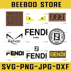 Fendi Roma Bundle Svg, Fendi Logo Svg , Fendi Svg File Cut Digital Download