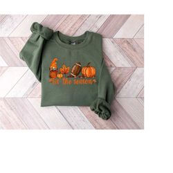 Tis The Season Shirt,Fall Pumpkin Shirt,Pumpkin Latte,Sweatshirt For Women,Women Fall Tees,Fall Season Shirt,Cute Pumpki